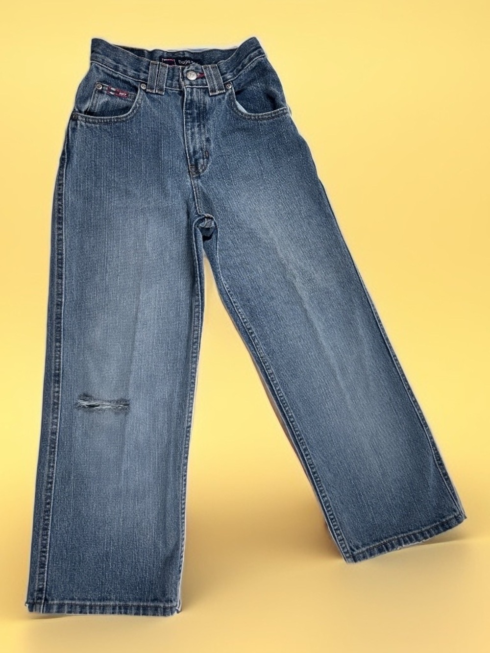 Classic Men's Blue Straight-Leg Jeans